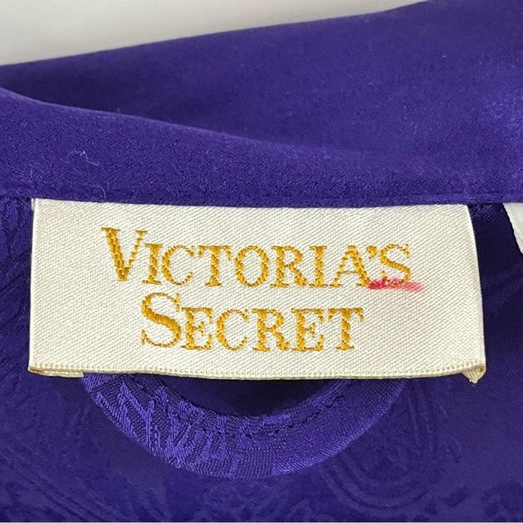 Vintage VS S Gold Label Purple Robe Victoria’s Secret small - Picture 6 of 11